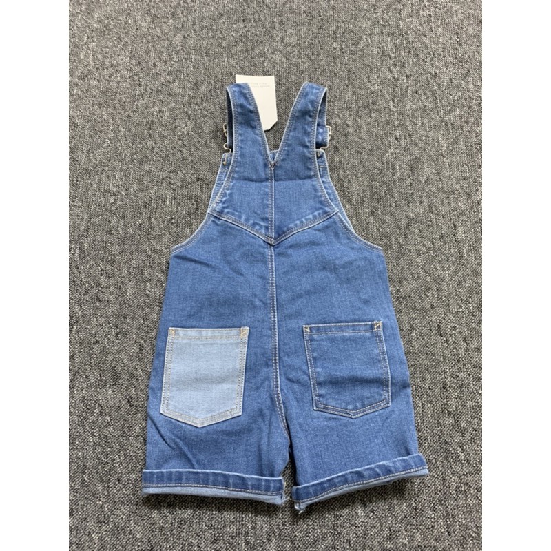 Quần yếm đùi Zara size 9/12m-4/5y