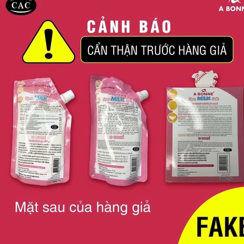 Muối Bò Abonne Thái Lan Trộn Với Cam Làm Trắng Da 350g