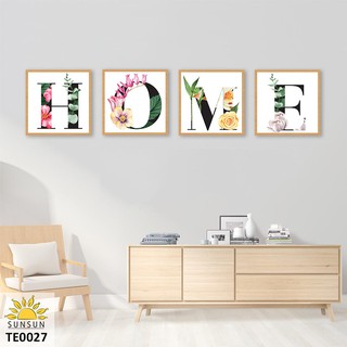 Tranh Canvas chữ HOME MS | TE0027