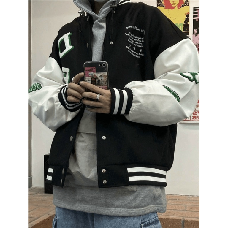 Áo Khoác Nỉ Nam Bomber Nút Cài 3 Màu Dễ Chọn Dễ Phối Đồ Form Rộng Mặc Thoải Mái [NEW UNISEX]