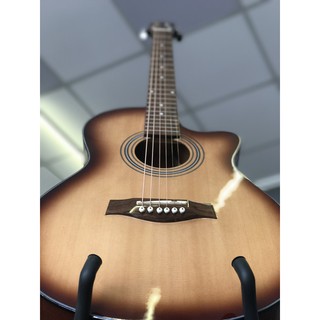 Đàn Guitar (Acoustic) Gỗ Hồng Đào - Thùng Khuyết (Tròn) - Size Vừa (Lớn-Nhỏ) - Mặt Sậm và Sáng.