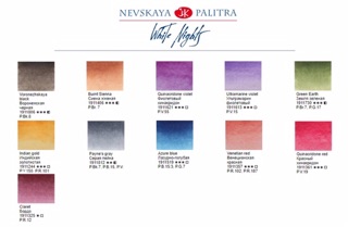 [TANUKIART] Pan màu lẻ White Nights (2.5ml)