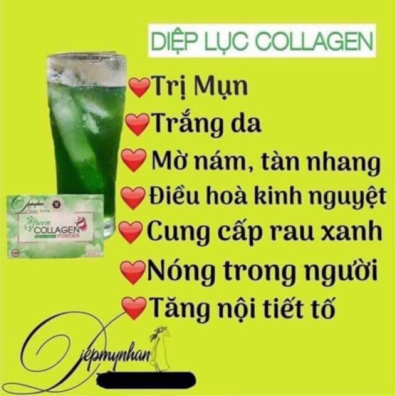 Diệp Lục collagen green power