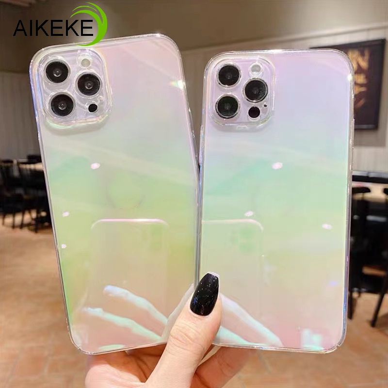 Ôp Điện Thoại tpu Dẻo Trong Suốt Màu Cầu Vồng samsung galaxy a51 a71 a22 a72 4g a53 a22 a32 a33 5g a12 a52 a52s m32 4g 5g m12 Ốp