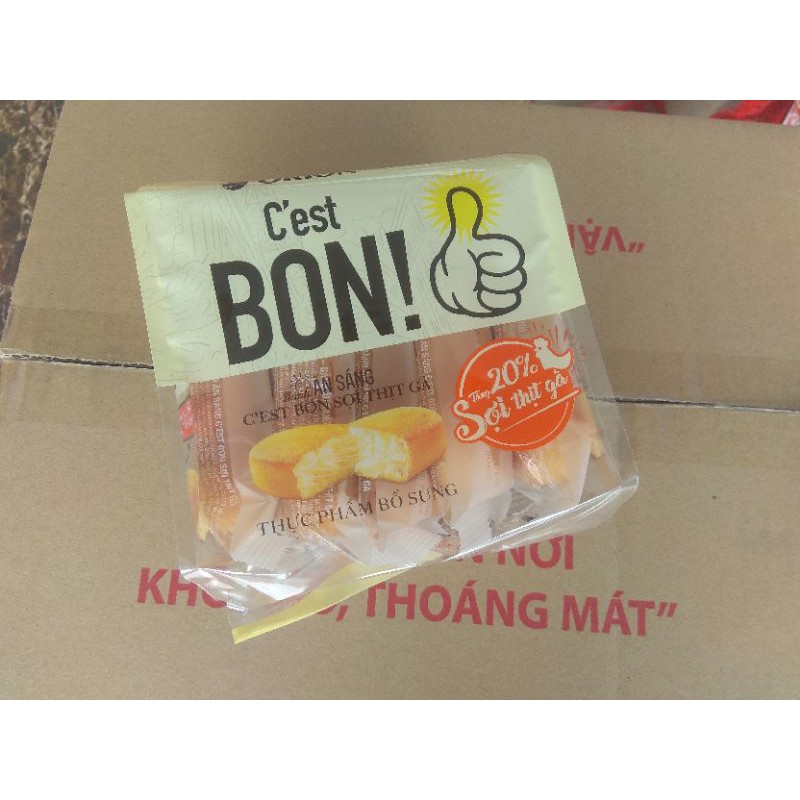 Thùng 10 túi Bánh ăn sáng C’est Bon 85g (5 gói X 17g)