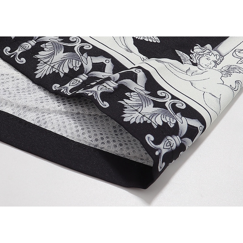 Quần Short Versace In Họa Tiết Trẻ Trung Hợp Thời Trang Hè