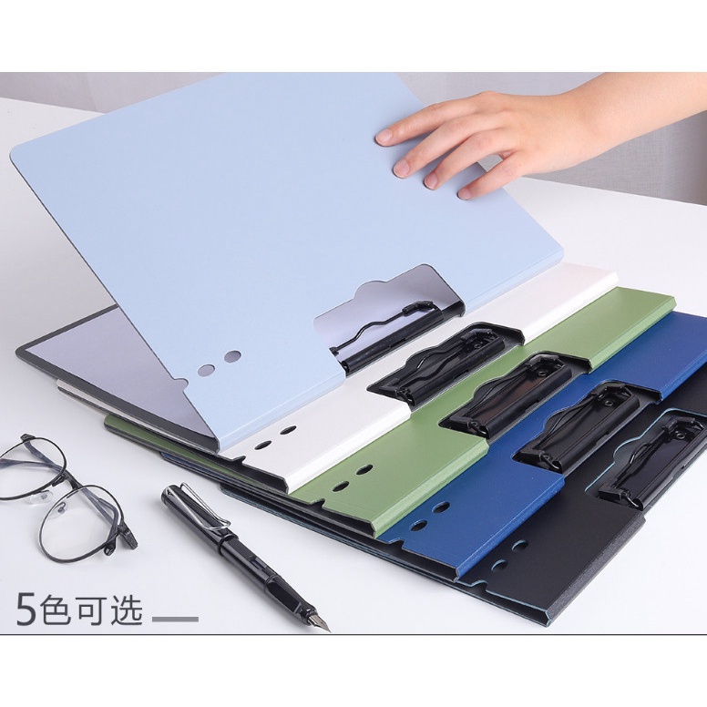 Bìa kẹp tài liệu, file A4, bảng trình ký văn phòng mặt trơn màu LILA KEP2M