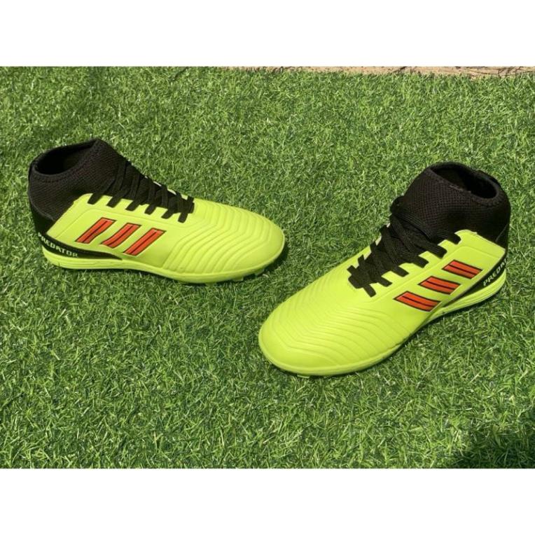Giày đá bóng sân cỏ nhân tạo cao cổ Predator 2020 -Khâu kín đế 100% - Tặng Tất -Giày đá banh cao cổ 💗