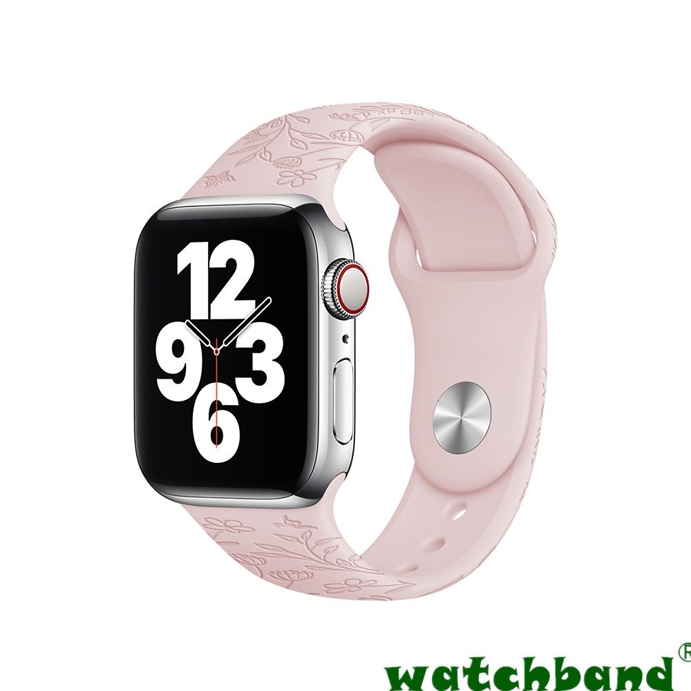 [Spot Cod] Ốp Bảo Vệ Mẫu Mới Năm 2022 Cho Apple iwatch765432Se Dây Đeo Đồng Hồ Bằng Silicon Họa Tiết Hoa Và Bướm Dập Nổi Kích Thước 38mm 40mm 41mm 42m Cho Apple watch