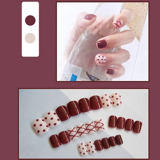 Set 24 Móng Tay Giả Chống Thấm Nước