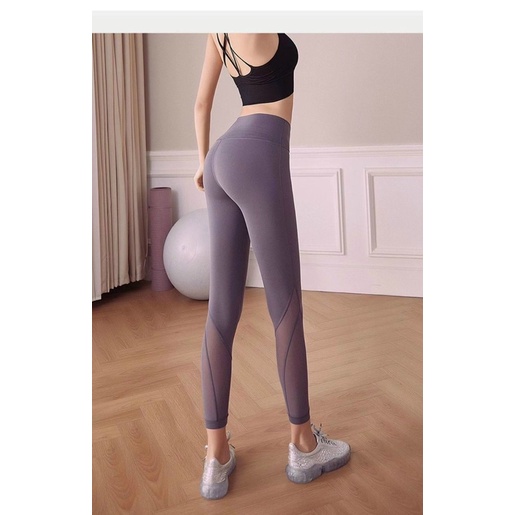 Quần dài thun phối lưới cao cấp gym,thể thao,yoga