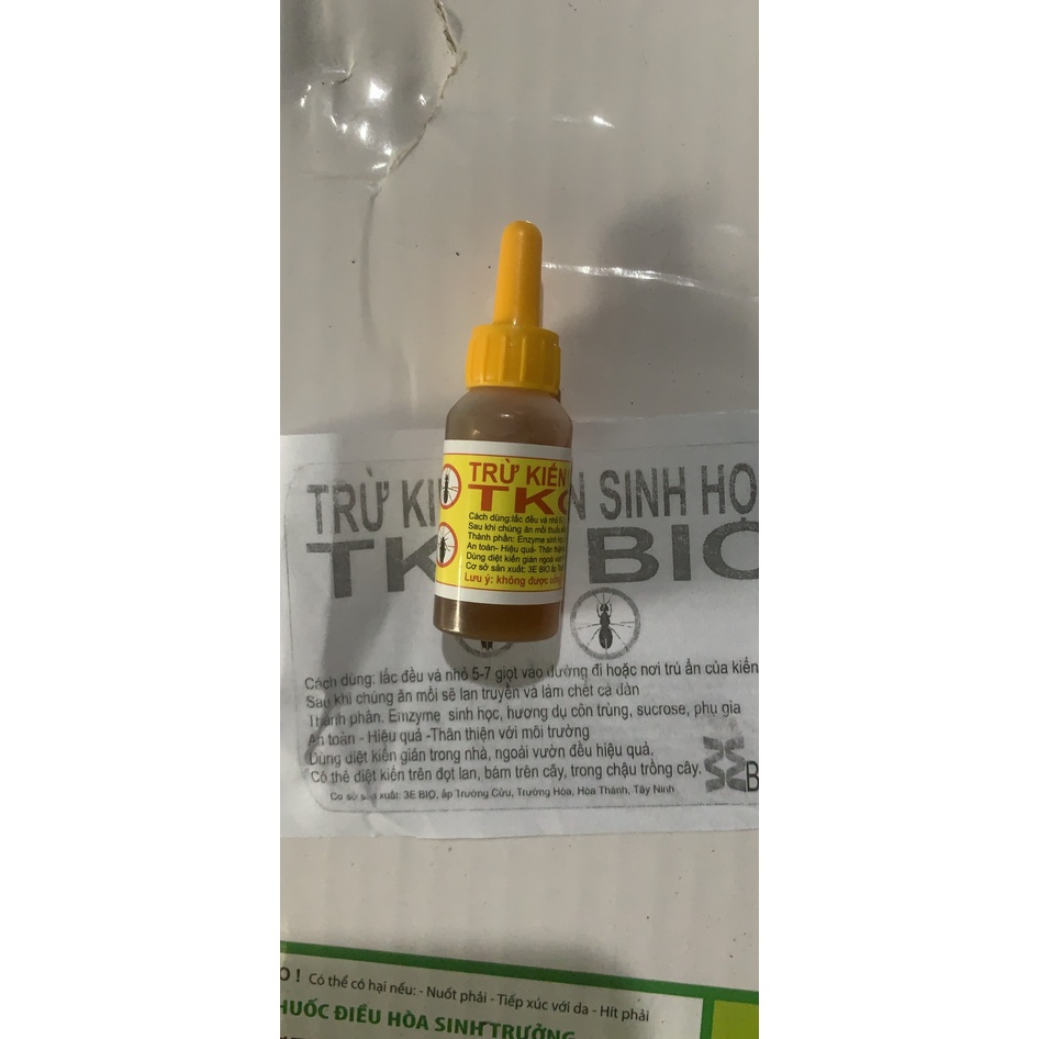 Sản Phẩm Diệt kiến gián sinh học an toàn TKG - BIO lọ 10ml