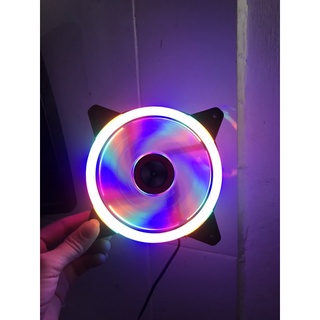 Quạt Tản Nhiệt, Fan Led RGB WM Star V8 - Cắm thẳng trực tiếp không cần bộ điều khiển, thời trang, cute