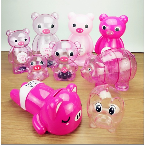 Ống Tiết Kiệm Heo Mèo chó gấu OTK2 Xinh Xắn Sáng Tạo cute dễ thương