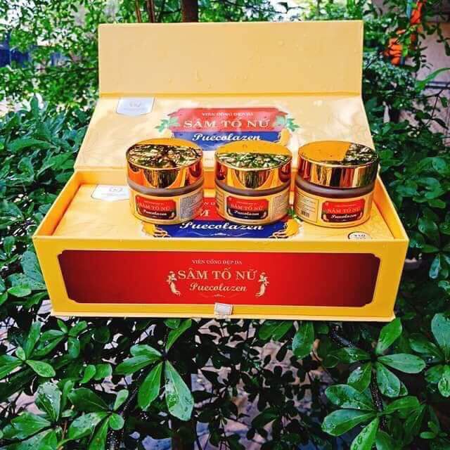 Mẫu mới SÂM TỐ NỮ viên uống trẻ hóa da (có mã cty)