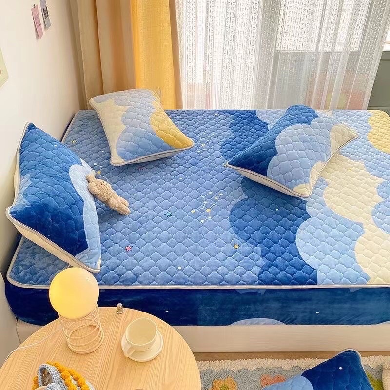 BỘ GA GỐI NỈ TUYẾT SỮA SIÊU MỀM MỊN