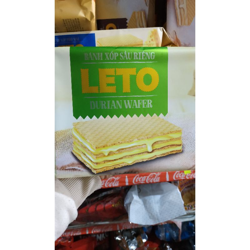 Bánh xốp Leto đủ vị siêu ngon (socola, sầu riêng, đậu nành, phô mai)