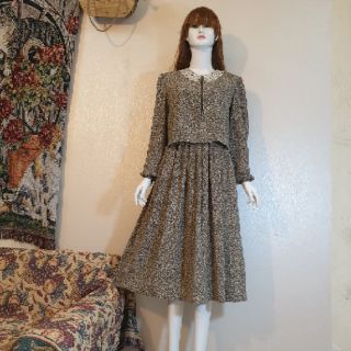Đầm vintage Bí đỏ bí ngô