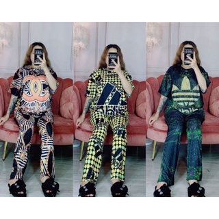 Set quần dài tay ngắn thun lạnh 3D có túi quần