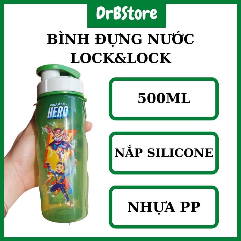 Bình đựng nước Lock&Lock bằng nhựa PP 500ml DrbStore