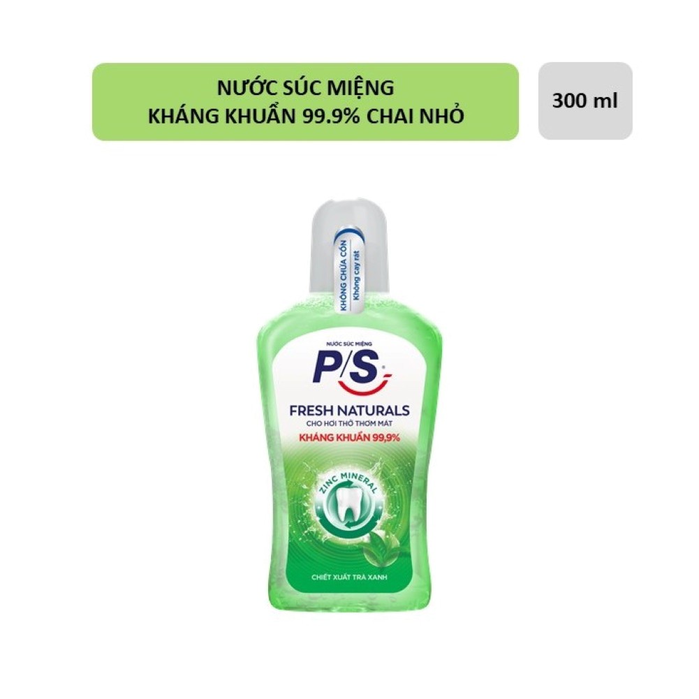 Nước súc miệng PS diệt khuẩn 300ml