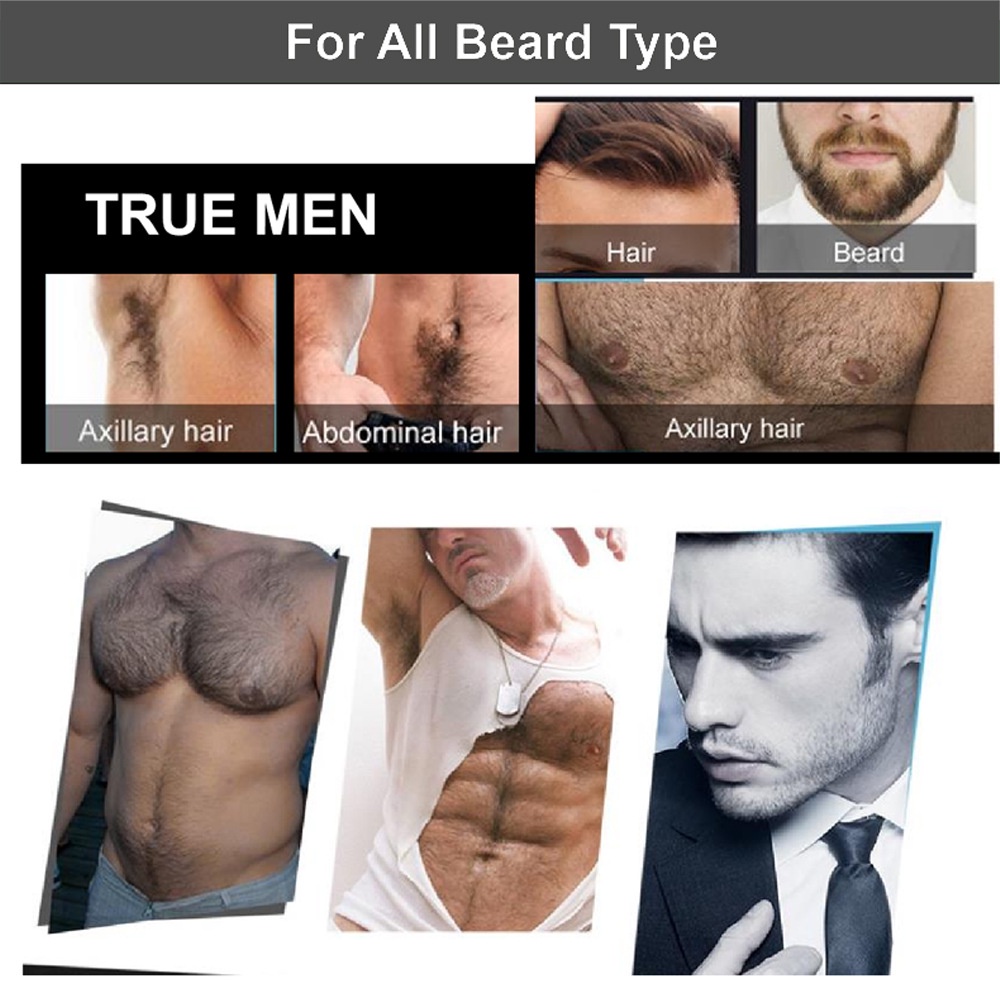 Tinh dầu dưỡng Beard Growth Oil kích thích mọc râu tóc lông mày dưỡng ẩm mềm mịn dành cho nam 30ml