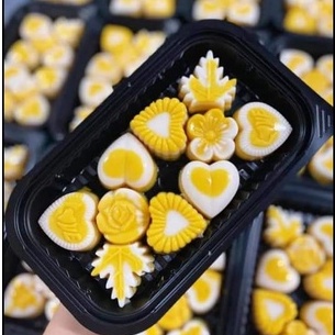 Khuôn thạch rau câu, bánh da lợn, làm đá hình tim lá