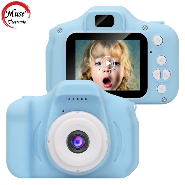 Máy Quay Video Kỹ Thuật Số Mini Thông Minh Màn Hình Hd Sạc Pin Cho Trẻ Em