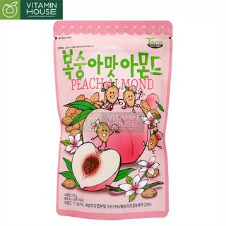 [VITAMIN HOUSE] Hạnh nhân tẩm vị Đào 210g