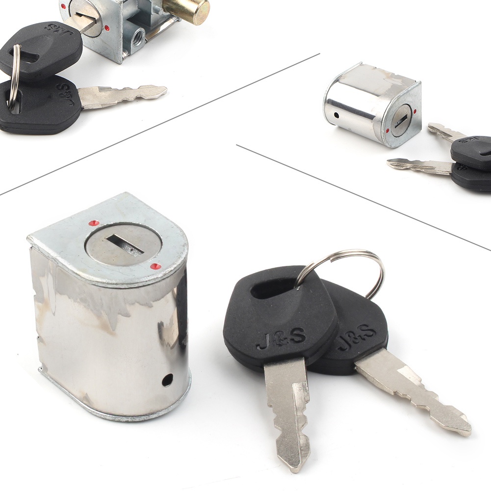 Bộ Ổ Khóa Và Chìa Cho Xe Máy Honda C50 C65 C70 C90 CT 90 C100 C102 C200 Cub Passport 53600086007