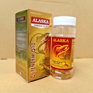 Viên dầu cá Alaska Omega 369 bổ não, sáng mắt, khỏe tim mạch Chai vàng 100 viên