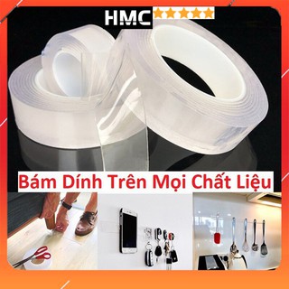 Băng keo dán dính trắng và 2 mặt đa năng trong suốt 3m siêu dính supercheap