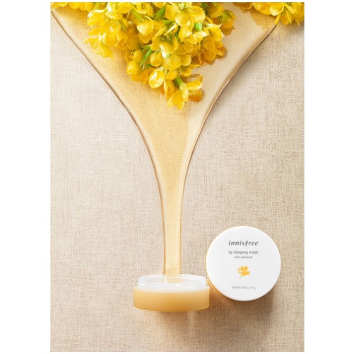 Mặt nạ ngủ dưỡng ẩm mật ong cho môi [innisfree] Lip Sleeping Mask With Canola Oil 17g