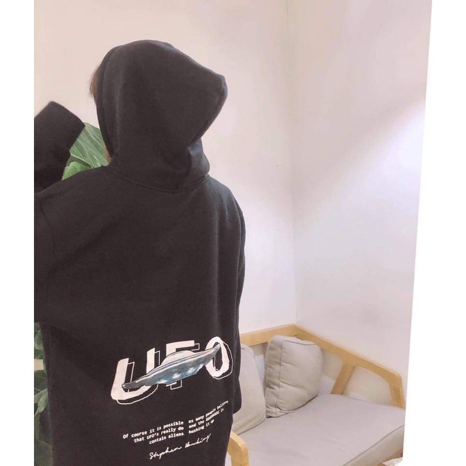 Áo Khoác Hoodie Nữ UFO Form Rộng Có Mũ Dày Dặn, Áo khoát Nữ Nỉ Bông Chống Nắng Tốt | BigBuy360 - bigbuy360.vn