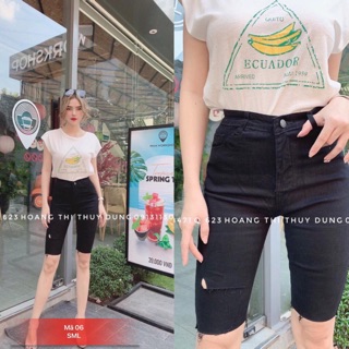 Quần ngố jeans kaki
