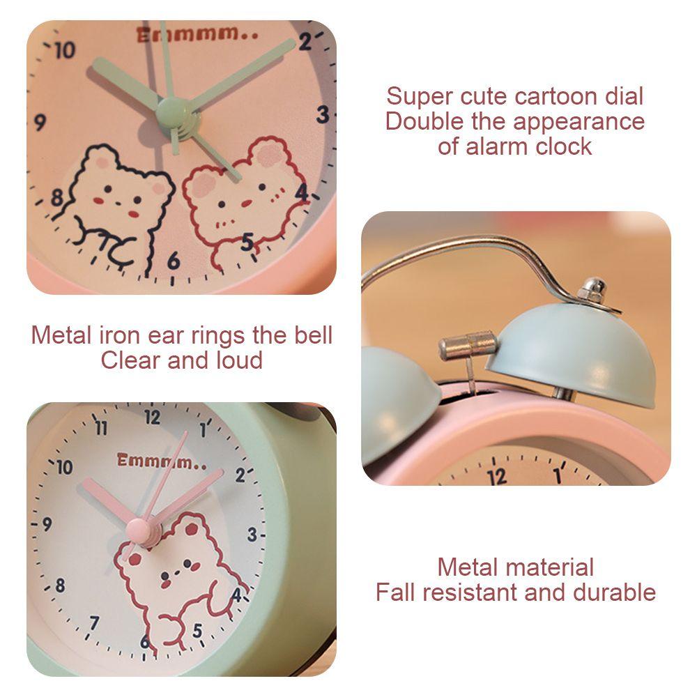 Đồng Hồ Báo Thức Chạy Pin Yên Tĩnh|Phụ Kiện Trang Trí Nhà Cửa Độc Đáo Sáng Tạo
