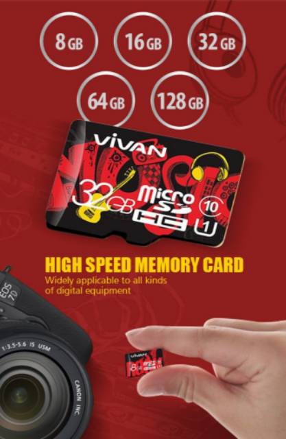 Thẻ Nhớ Vivan 16gb 32gb 64gb 128gb Class 10 | BigBuy360 - bigbuy360.vn