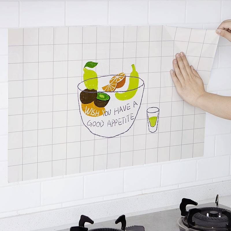 Giấy dán chống thấm nước, chịu nhiệt cao cho dán tường bếp