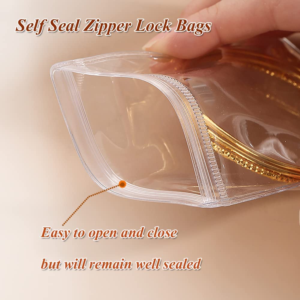 Bộ 1/50 Hộp Đựng Trang Sức Trong Suốt Chống Bụi Và Ô Xi Hóa