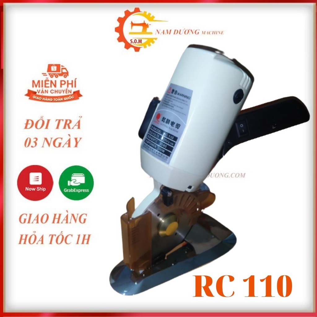 Máy cắt vải cầm tay RC &gt; Máy cắt đĩa 100 &gt; Đĩa 110 &gt; cắt tất cả các loại vải thun &gt; vải voan &gt;sử dụng cắt may từ 30-35mm