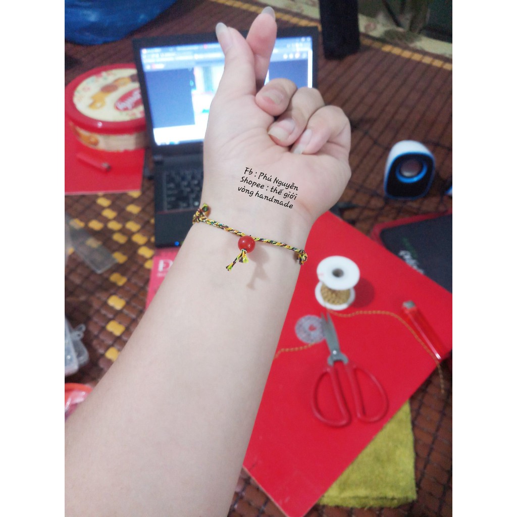 Dây Ngũ Sắc Cuốn 2 Vòng ( Ghi chú size cổ tay )