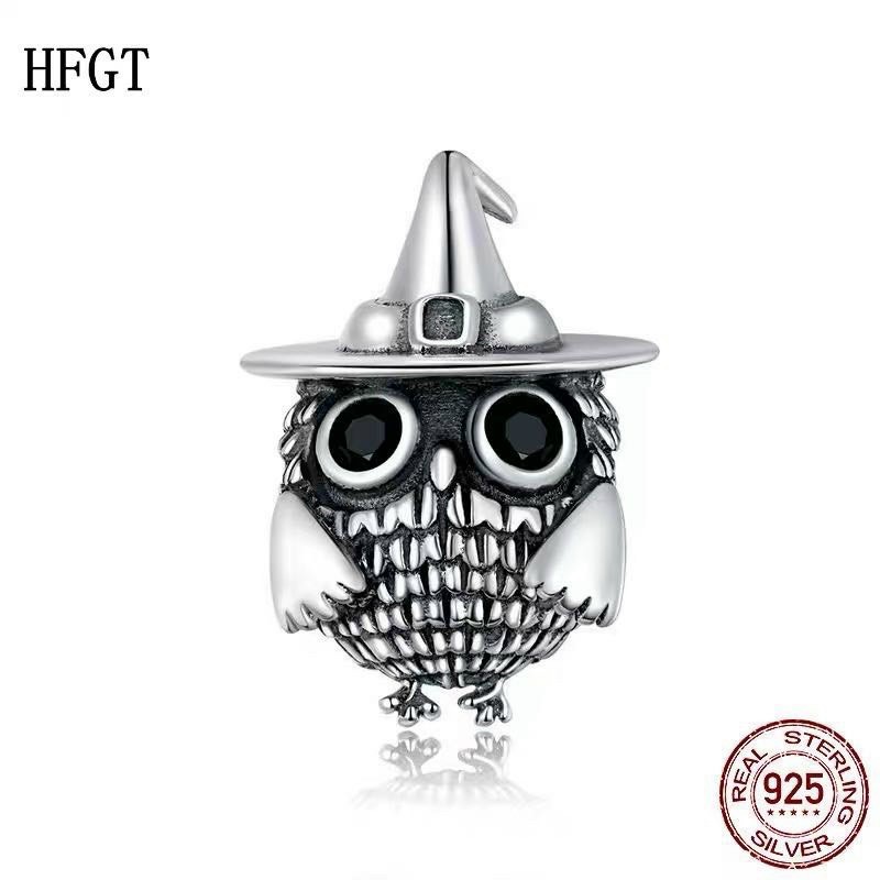 Hạt Charm cú mèo bạc s925 Cao Cấp - Đông Bích silver