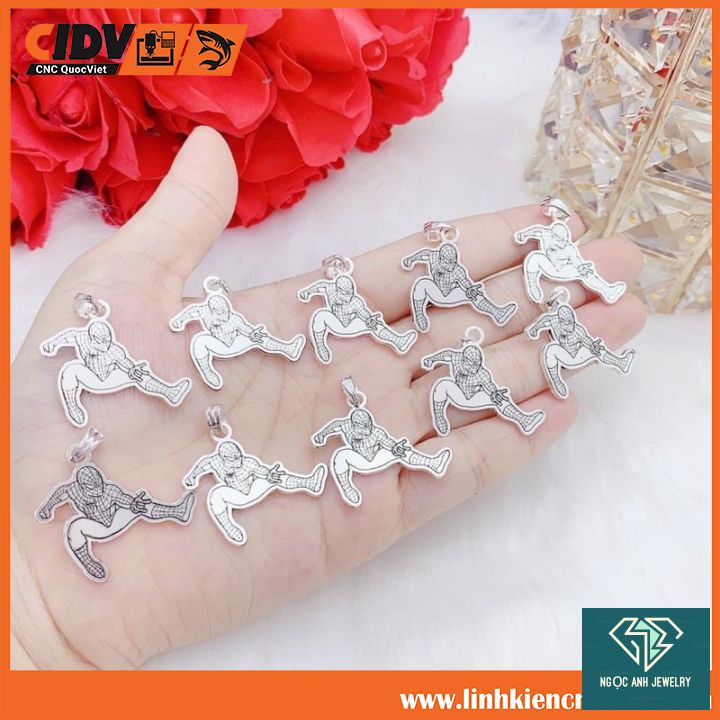 Dây chuyền bạc, vòng cổ bạc  cho bé trai ,mặt khắc tên ,mẫu ngộ nghĩnh khắc tên miễn phí -g250