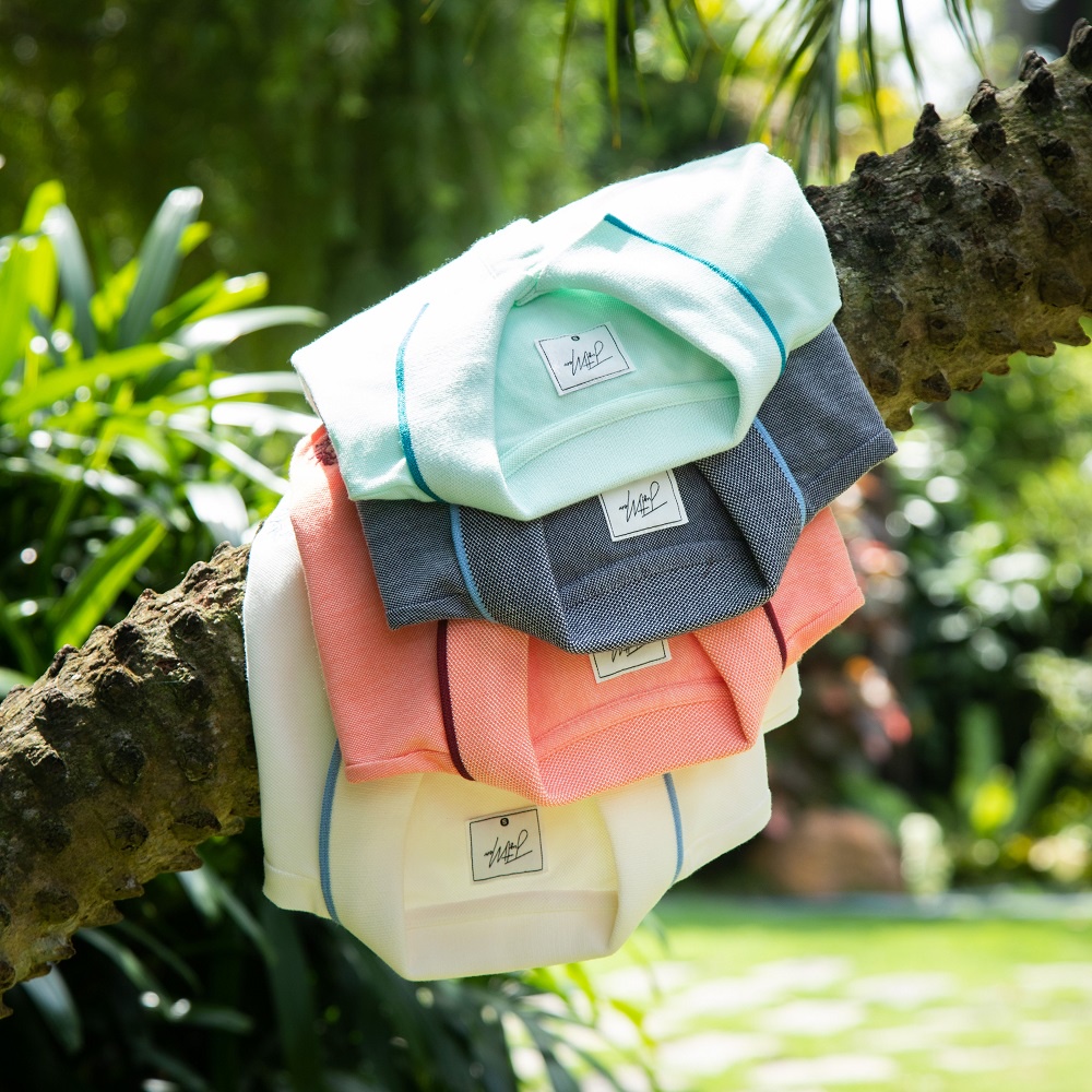 [Mã BMLTA35 giảm đến 35K đơn 99K] Áo Polo Trơn Viền Nổi Bật Just Men 220095