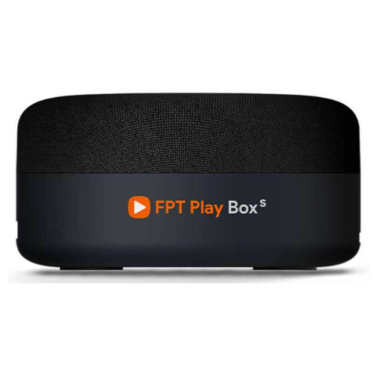 BOX FPT Play Box+ 2021 - Tivi Box S - AndroidTV 10 - Điều khiển giọng nói không chạm - Loa Thông Minh - Không tính cước