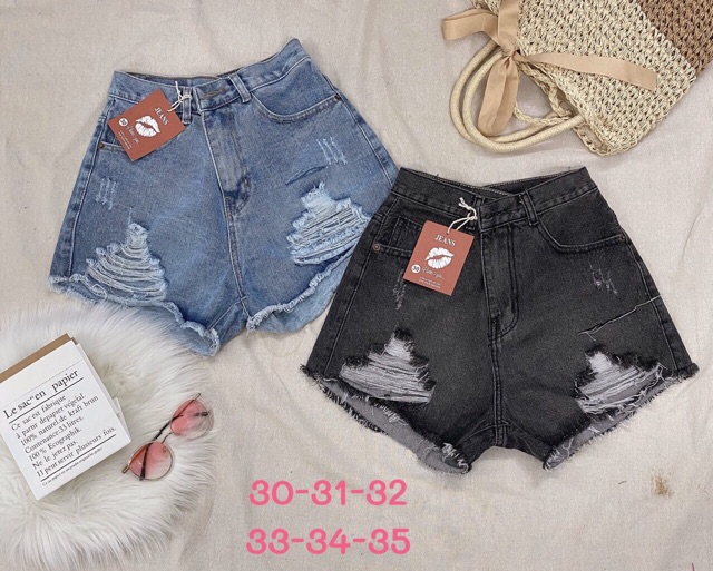 [Mã WASTUP5 giảm 10% tối đa 20K đơn 99K] Quần short jean lưng cao size đại 30-35 ( kèm video) | BigBuy360 - bigbuy360.vn