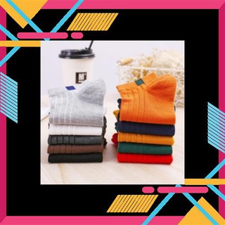 SET 5 ĐÔI TẤT NỮ LEN CỔ NGẮN FREESIZE
