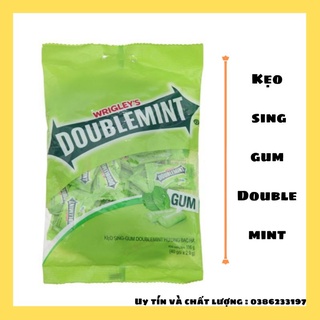 Kẹo Sing_gum DoubleMint hương bạc hà gói 116g