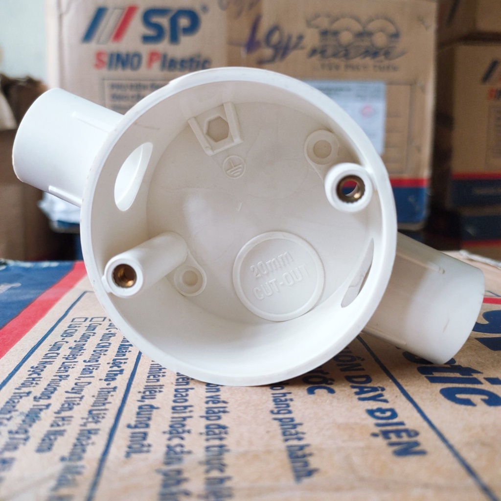 Hộp chia ngả 1, 2, 3, 4 đường D20 thấp Sino  E240/20/1, E240/20/2, E240/20/2A, E240/20/3 , E240/20/4