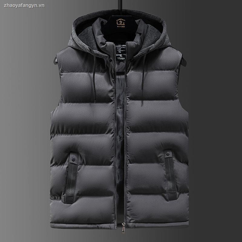 Áo khoác ghi lê cotton dáng ôm thời trang thu đông Hàn Quốc mới 2018 cho nam